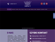 Tablet Screenshot of impact-taniec.pl